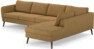 County - 3-sits soffa med divan höger - Gul