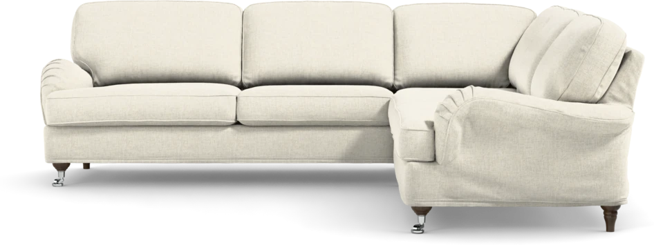 Oxford - Hörnsoffa 2,5+2,5-sits - Vit