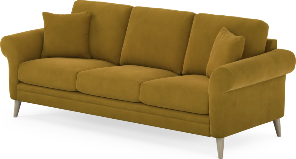 Eden - 3-sits soffa - Gul