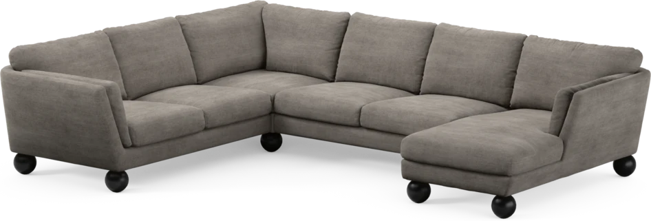 Madison Lux - Hörnsoffa med schäslong höger - Beige