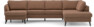 County - 3-sits soffa med schäslong vänster och divan höger - Orange