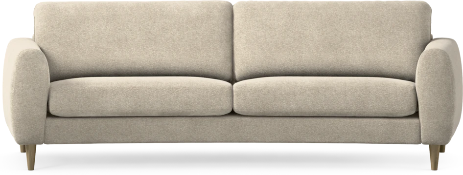 Bridge - 3-sits soffa svängd - Beige