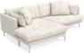 Harper - 4-sits med schäslong XL vänster - Beige