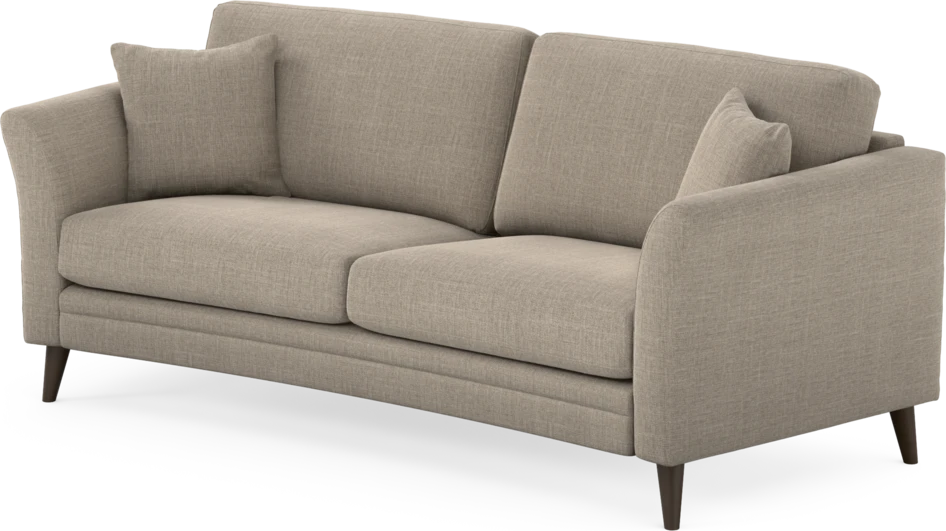 Eden - 2,5-sits soffa svängd - Beige