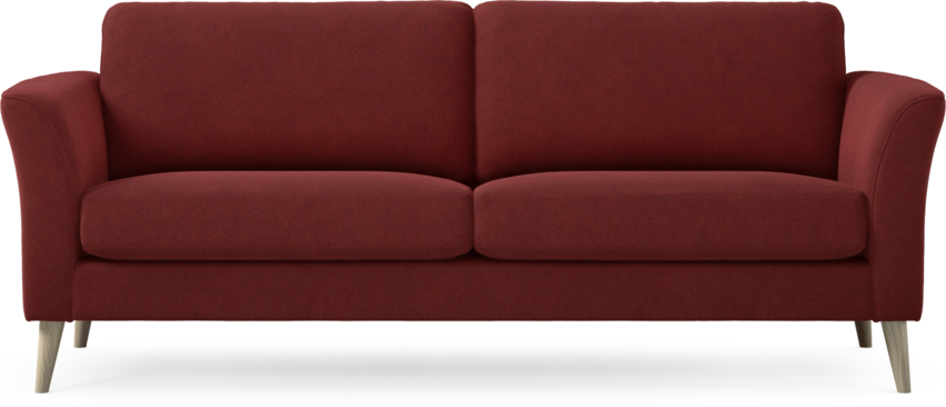 Bridge - 3-sits soffa - Röd
