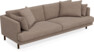 Harper - 4-sits soffa - Brun