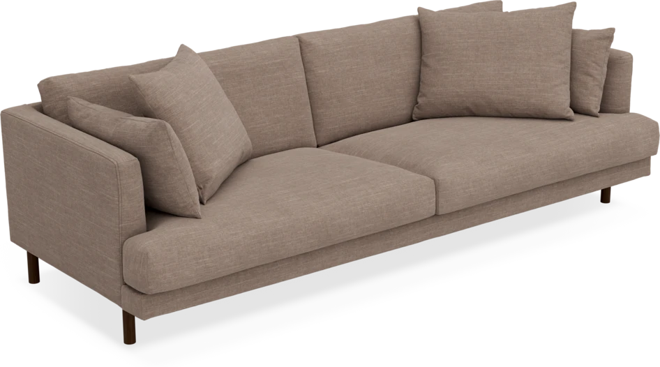 Harper - 4-sits soffa - Brun
