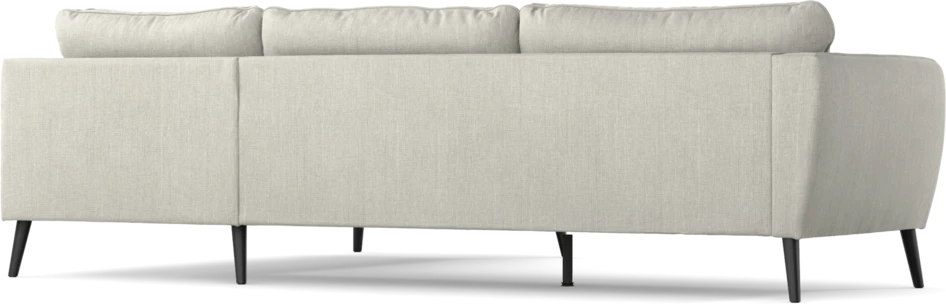 County - 2,5-sits soffa med divan höger - Grå