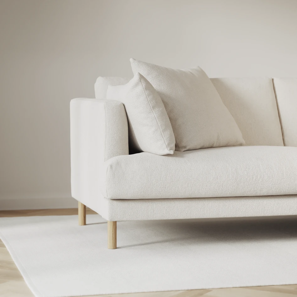 Harper - 4-sits soffa - Vit