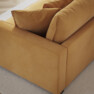 Rossi - 3-sits soffa, hel dyna - Gul