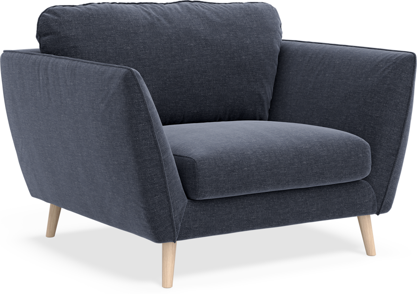 Madison Lux - Fåtölj, 70 cm - Blå