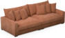 Rossi - 4-sits soffa - Gul