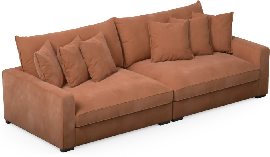 Rossi - 4-sits soffa - Orange