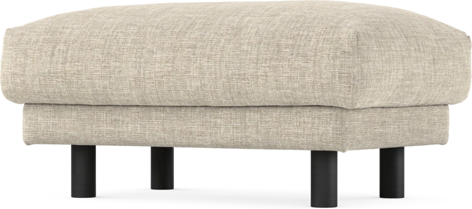 Cherrie - Fotpall 110, fast klädsel - Beige