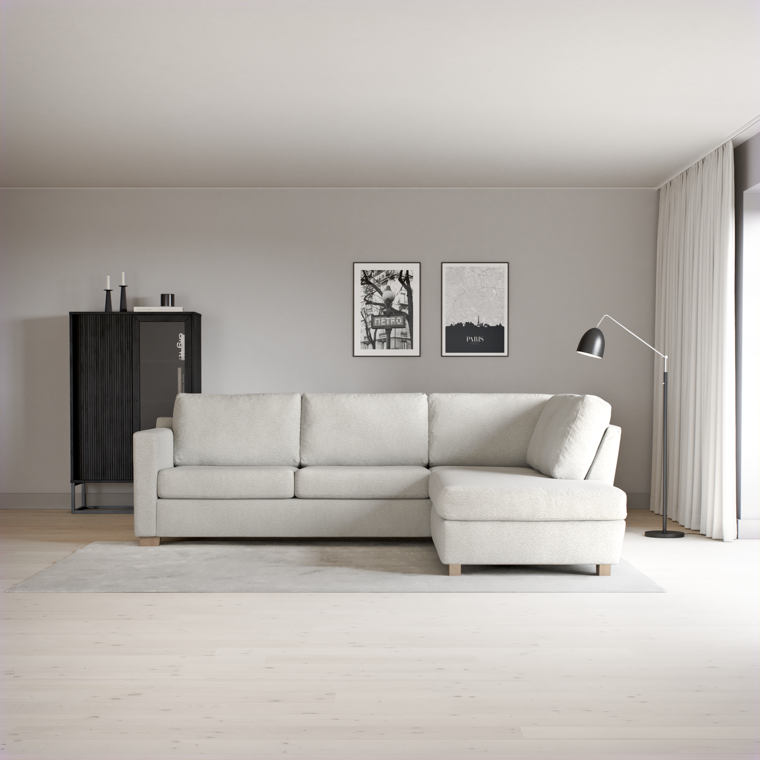 Friday - 2,5-sits soffa med divan höger - inspiration