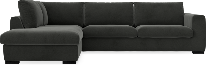 Vida - 3-sits soffa med divan vänster - Grå