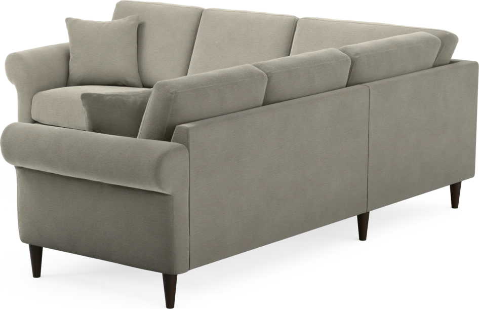 Eden - Hörnsoffa, 2+2-sits - Brun