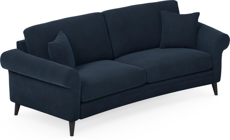 Eden - 2,5-sits soffa svängd - Blå