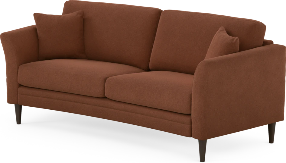 Eden - 2,5-sits soffa svängd - Orange