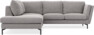 Madison - 2-sits soffa med divan vänster - Grå