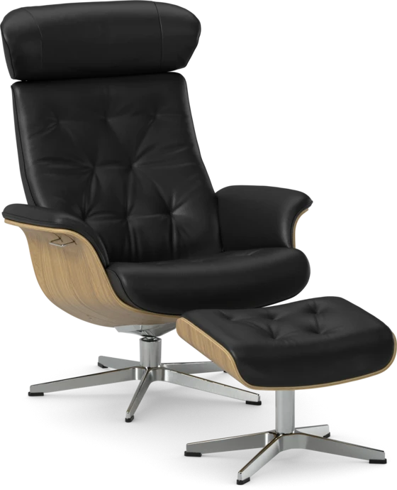 Timeout XL, Fåtölj och fotpall pikérad