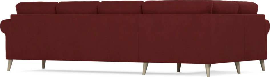 Eden - Hörnsoffa, 1+3-sits - Röd