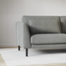 Willow - 3-sits soffa med divan vänster, fast klädsel - Grå