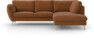 Madison - 2-sits soffa med divan höger - Orange