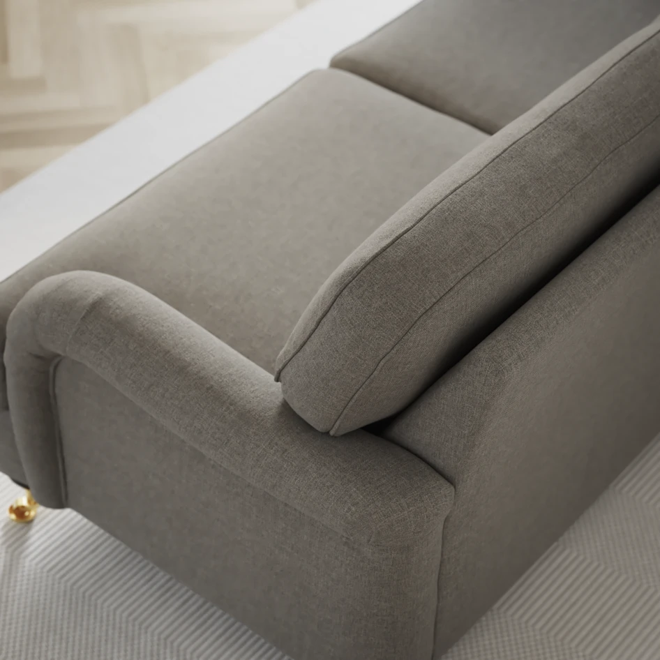 Oxford - 3-sits soffa svängd - Grå