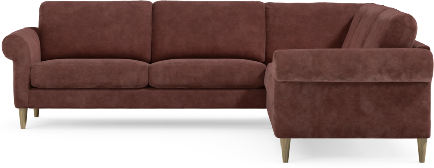 Bridge - Hörnsoffa, 2+2-sits - Röd