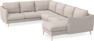 Madison - Hörnsoffa med schäslong höger - Beige