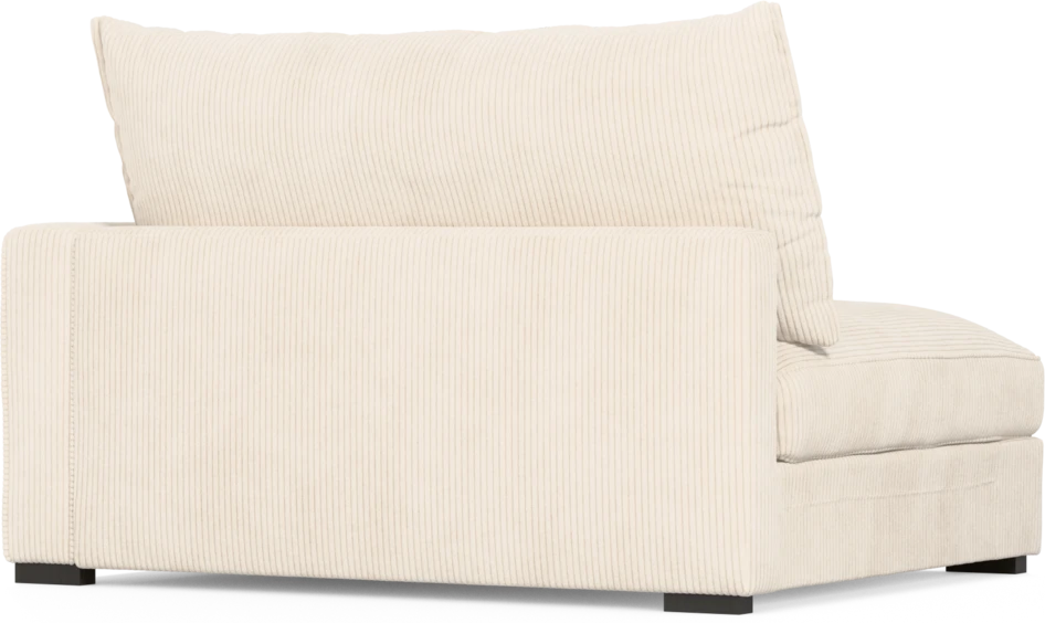 Rossi - 2-sits med armstöd höger - Vit