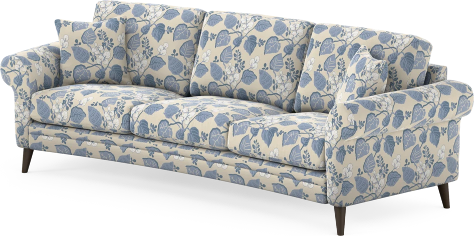 Eden - 3-sits soffa svängd - Flerfärgad