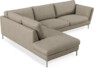 Madison - 3-sits soffa med divan vänster - Beige