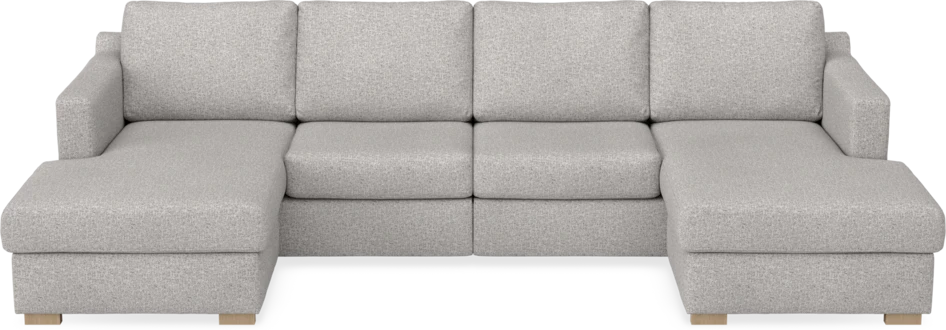 Friday - 2-sits soffa med två schäslonger - Vit