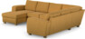 Friday - Hörnsoffa, 3+2-sits med schäslong vänster - Gul