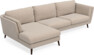Madison - 3-sits soffa med schäslong vänster - Beige