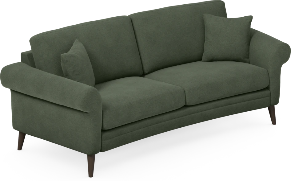 Eden - 2,5-sits soffa svängd - Grön