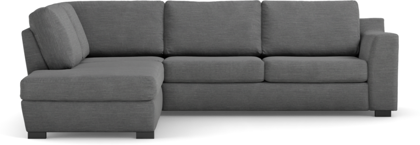 Friday - 2,5-sits soffa med divan vänster - Grå