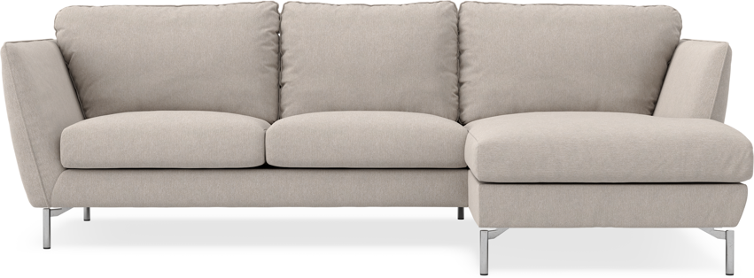 Madison Lux - 2-sits soffa med schäslong höger - Beige