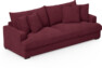 Mila - 4-sits soffa - Röd