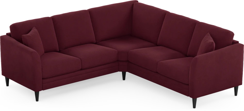 Eden - Hörnsoffa, 2+2-sits - Röd