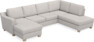 Friday - 3-sits soffa med schäslong vänster och divan höger - Grå