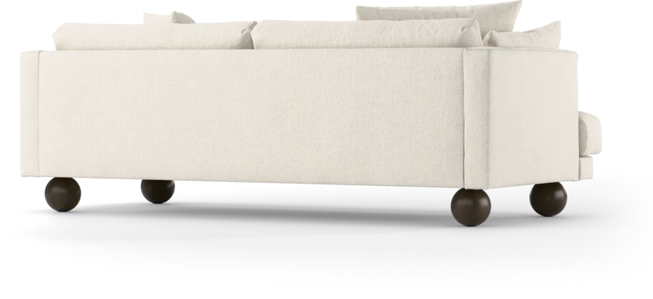 Harper - 3-sits soffa, hel dyna - Vit