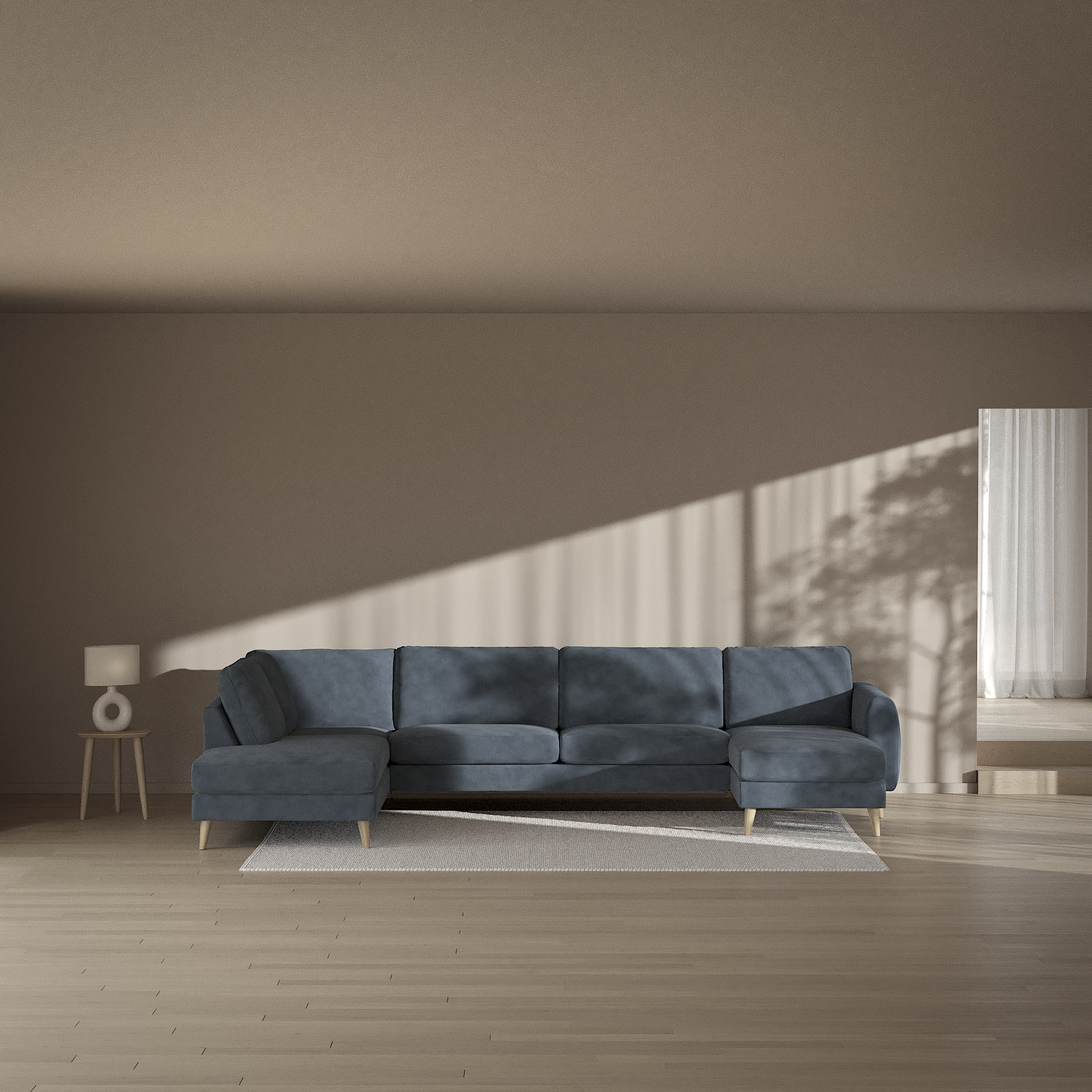 Bridge - 3-sits soffa med divan vänster och schäslong höger - inspiration