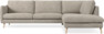 Madison Lux - 3-sits soffa med divan höger - Vit