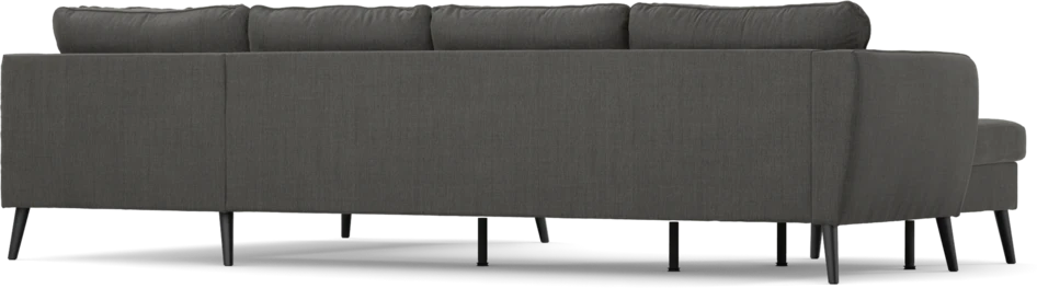 County - 3-sits soffa med schäslong vänster och divan höger - Grå