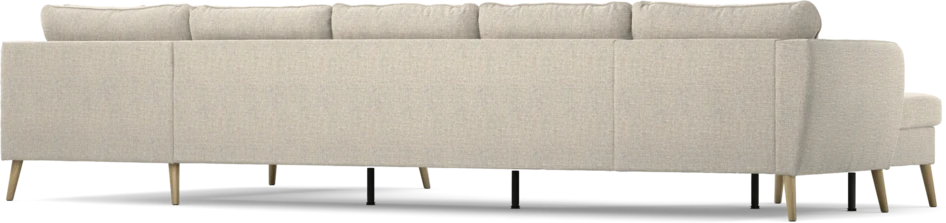 County - 4-sits soffa med schäslong vänster och divan höger - Beige