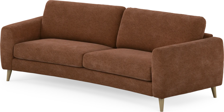 Bridge - 3-sits soffa svängd - Orange