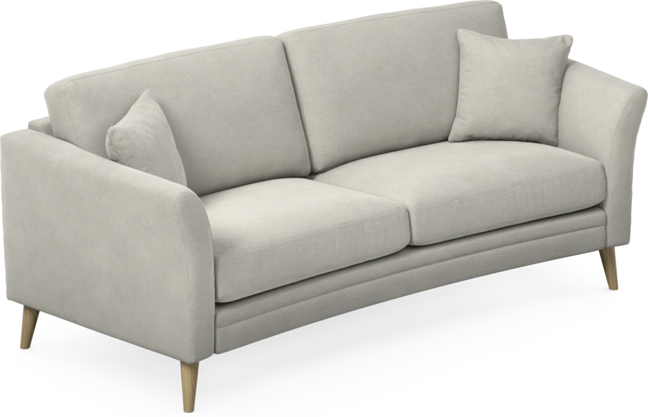 Eden - 2,5-sits soffa svängd - Grå